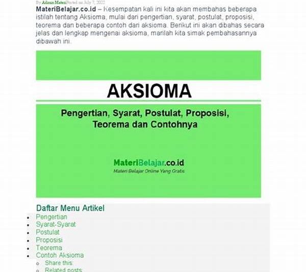 Aksioma
